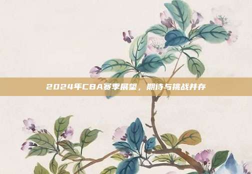 2024年CBA赛季展望，期待与挑战并存